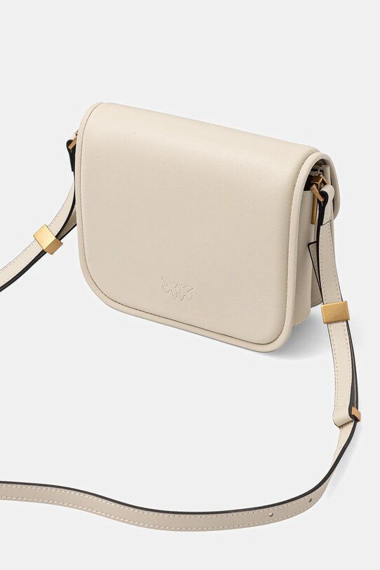 Аксесуари Шкіряна сумочка Pinko 104297.A26L бежевий