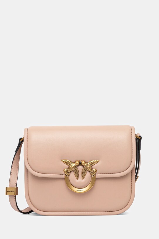 Кожаная сумочка Pinko кожа розовый 104297.A26L