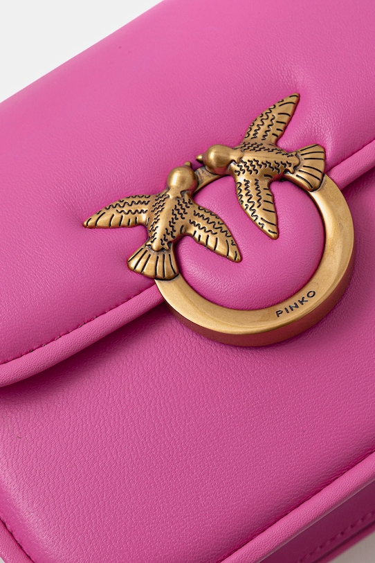 Pinko torebka skórzana różowy 104297.A26L
