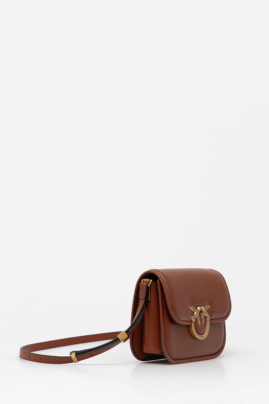 Pinko torebka skórzana 104297.A26L brązowy AA00