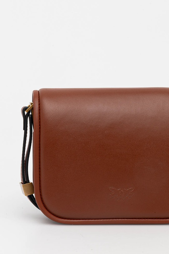 Akcesoria Pinko torebka skórzana 104297.A26L brązowy