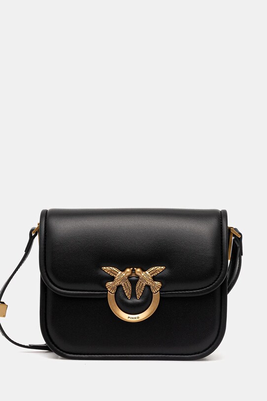 Кожаная сумочка Pinko кожа чёрный 104297.A26L