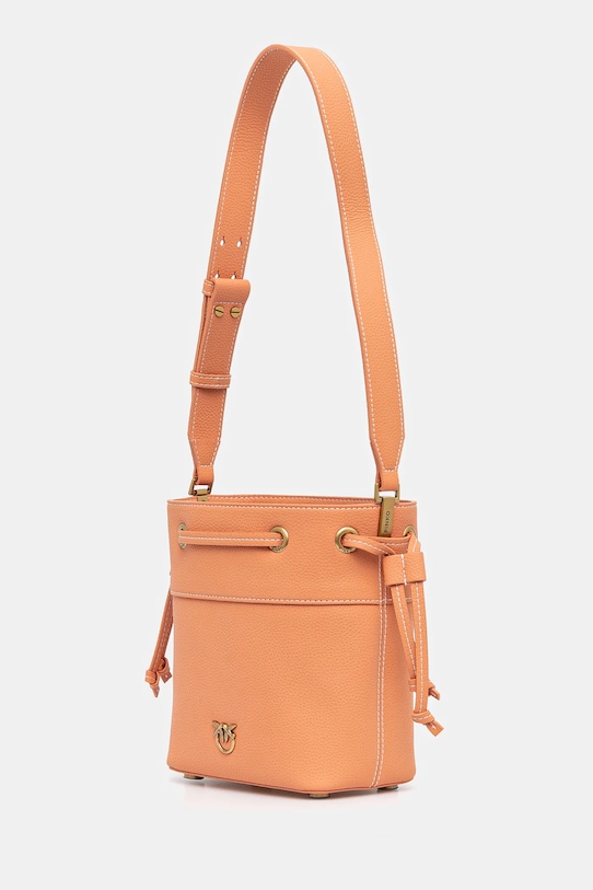 Кожаная сумочка Pinko 104303.A29Q оранжевый SS25