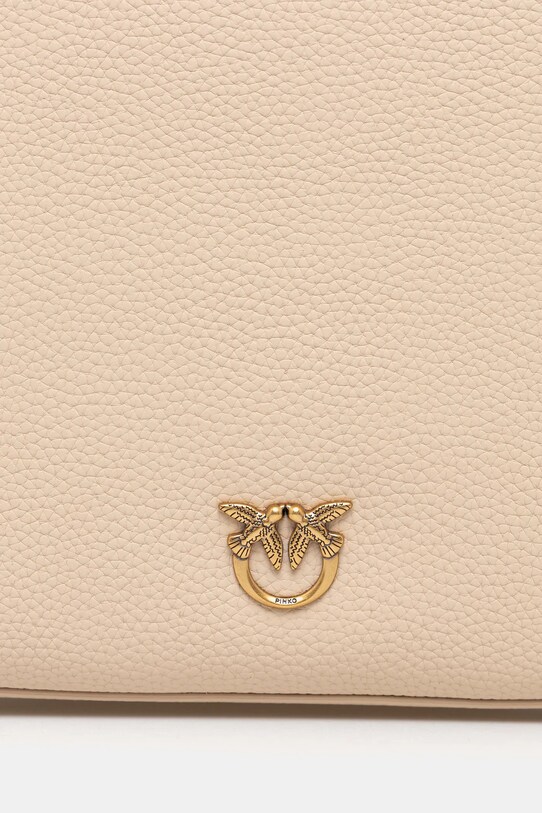 Kožna torba Pinko bež 104305.A29Q