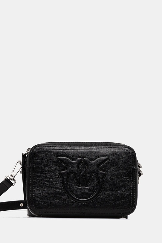 Kožená kabelka Pinko přírodní kůže černá 104336.A26J