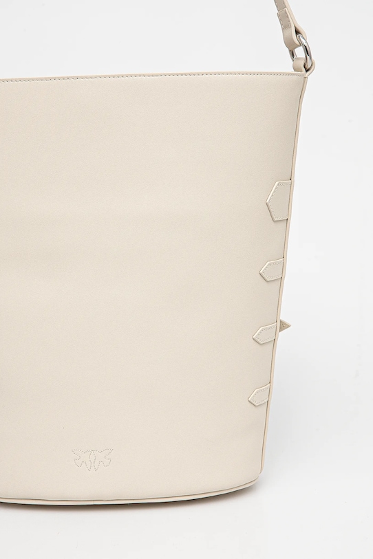 Accesorii Pinko poseta de piele 104366.A26K bej