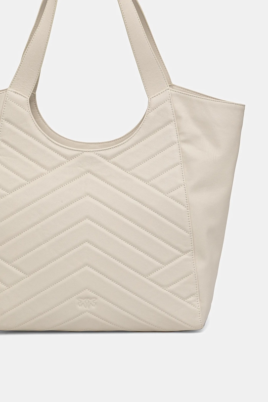 Doplnky Kožená kabelka Pinko 104536.A2AO béžová