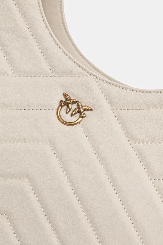 Kožená kabelka Pinko béžová 104536.A2AO