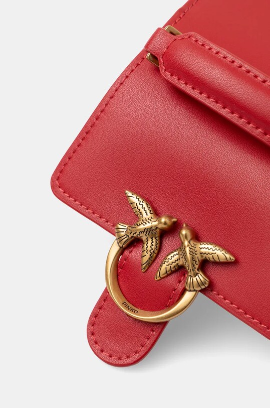 Шкіряна сумочка Pinko червоний 102740.A0F1