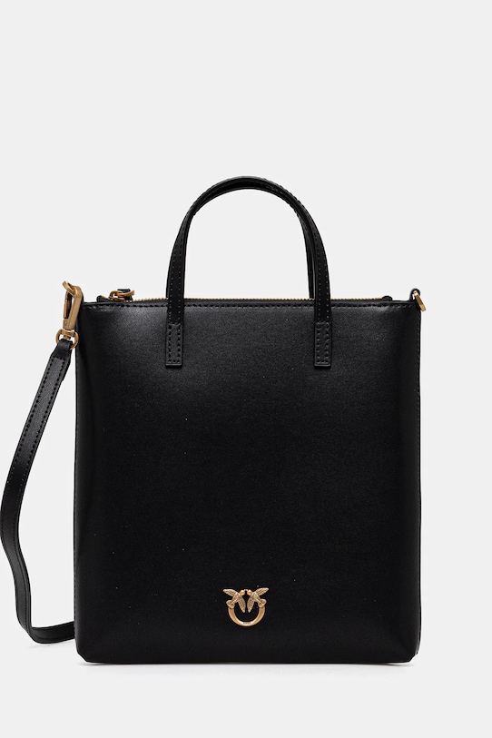 Kožená kabelka Pinko přírodní kůže černá 102746.A0F1