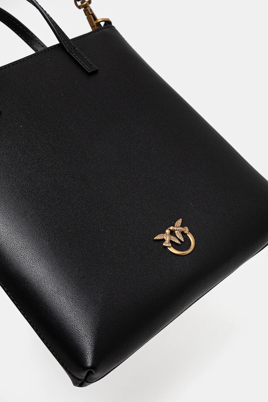 Kožená kabelka Pinko černá 102746.A0F1