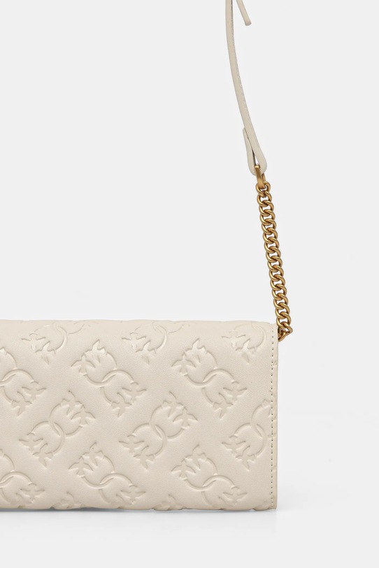 Akcesoria Pinko kopertówka skórzana 103765.A1YB beżowy