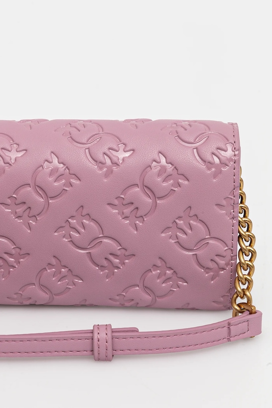 Doplnky Kožená listová kabelka Pinko 103765.A1YB fialová