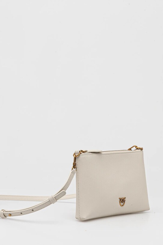 Pinko pochette di pelle 104277.A0F1 beige SS25