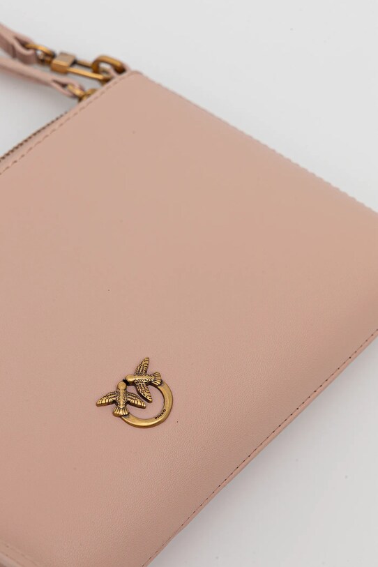 Pinko pochette di pelle arancione 104277.A0F1