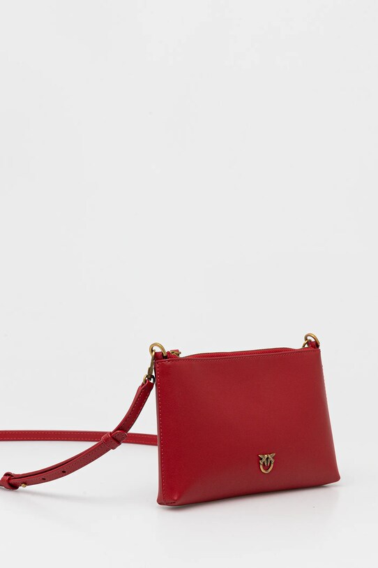 Pinko pochette di pelle 104277.A0F1 rosso SS25