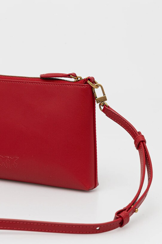 Accessori Pinko pochette di pelle 104277.A0F1 rosso
