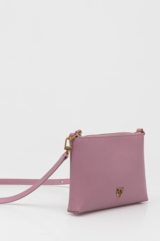 Pinko pochette di pelle 104277.A0F1 violetto SS25