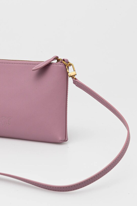 Accessori Pinko pochette di pelle 104277.A0F1 violetto