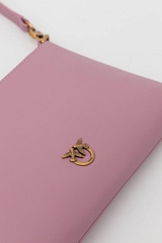 Pinko pochette di pelle violetto 104277.A0F1