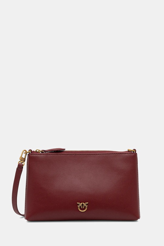Kožené psaníčko Pinko přírodní kůže burgundské 104277.A0F1