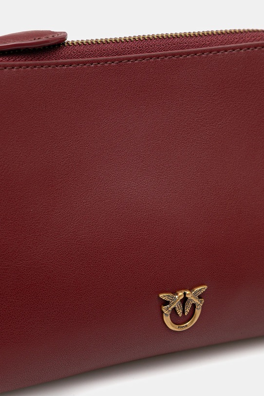 Kožené psaníčko Pinko burgundské 104277.A0F1