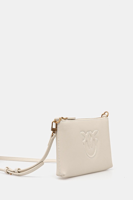 Kožená listová kabelka Pinko 104277.A2AN béžová SS25