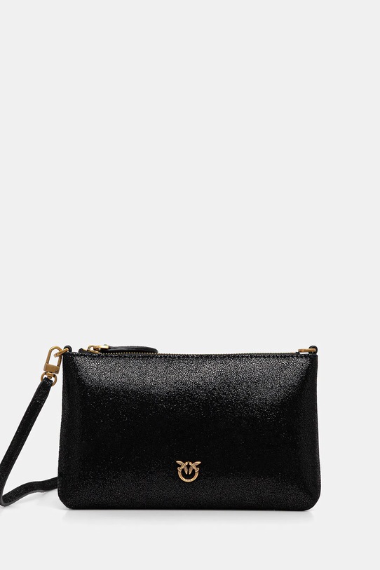Pinko velúr táska velúr bőr fekete 104277.A27K