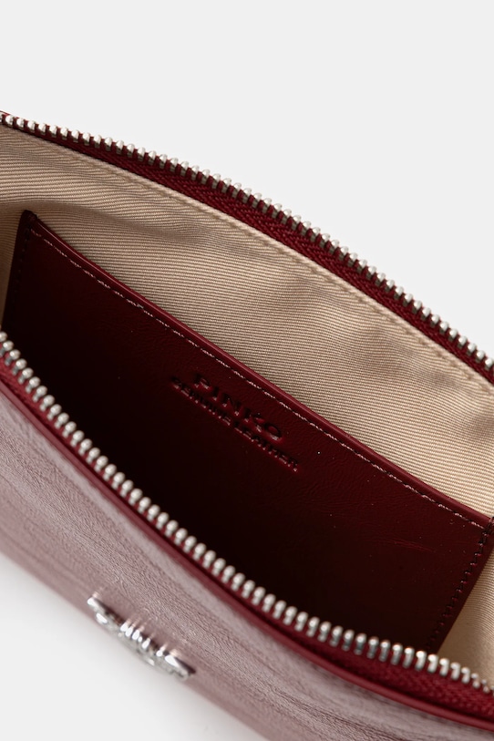 Pinko bőr borítéktáska burgundia 104353.A26J