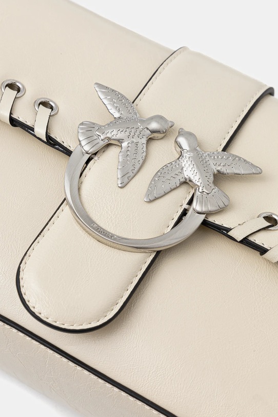 Kožená kabelka Pinko béžová 104524.A28D