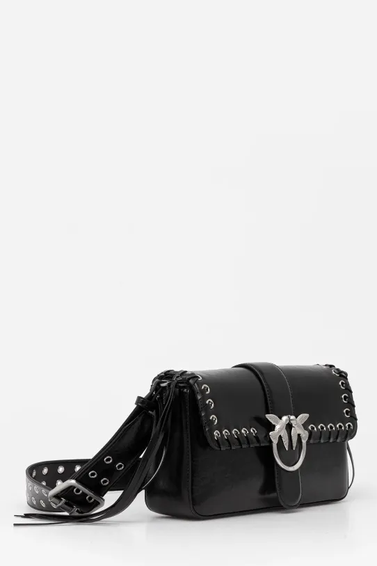 Pinko geantă de piele 104524.A28D negru SS25