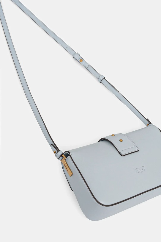 Akcesoria Pinko torebka skórzana 104340.A0QO niebieski