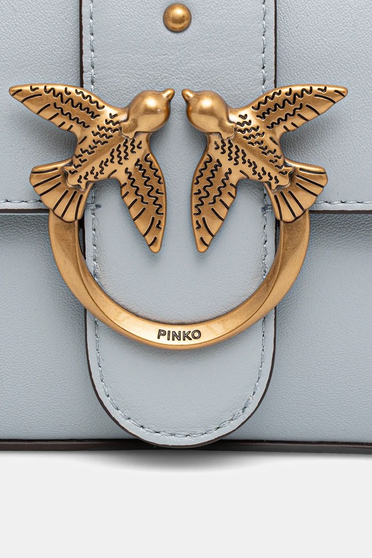 Pinko torebka skórzana niebieski 104340.A0QO