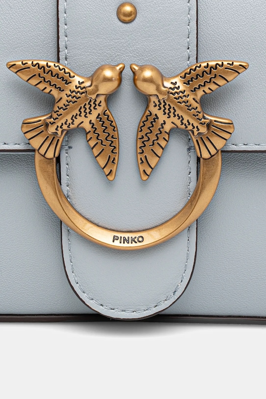 Pinko torebka skórzana niebieski 104340.A0QO