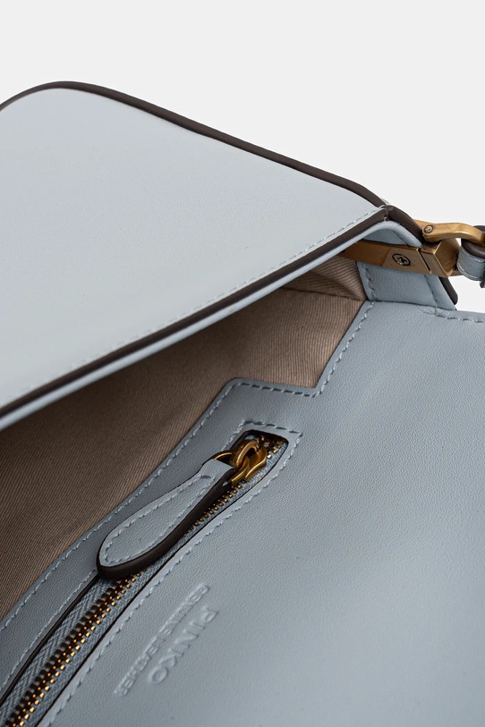 Pinko torebka skórzana 104340.A0QO niebieski