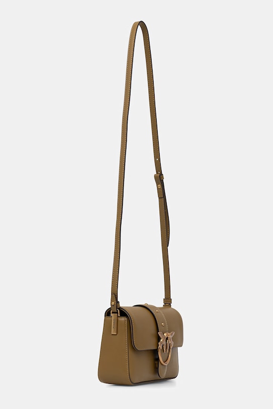 Pinko Torebka crossbody skórzana 104340.A0QO zielony AA00