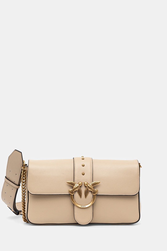 Pinko poseta de piele nu incape in A4 bej 104524.A0QO