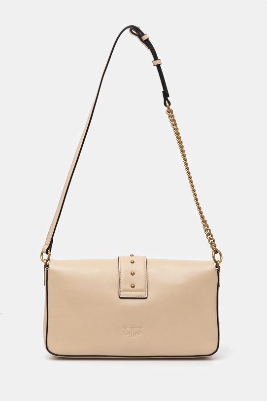 Doplňky Kožená kabelka Pinko 104524.A0QO béžová