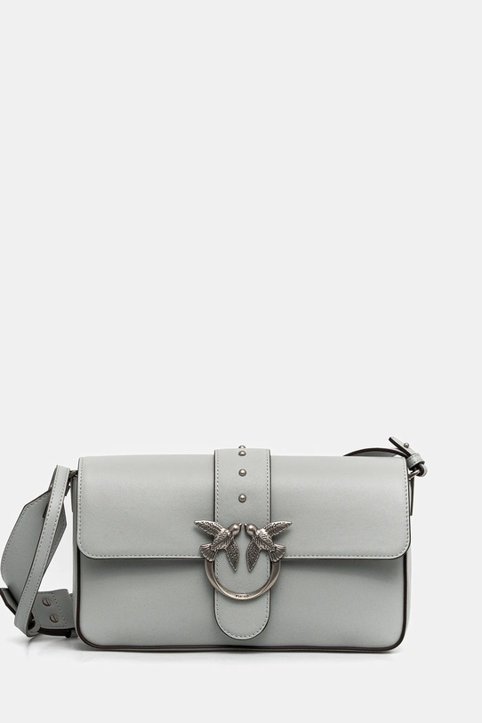 Pinko torebka skórzana skóra licowa szary 104524.A0QO