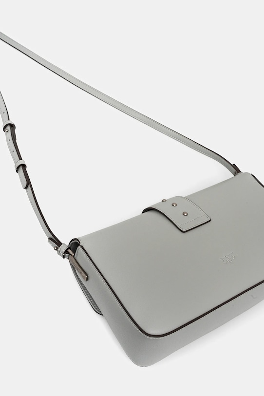 Pinko torebka skórzana szary 104524.A0QO