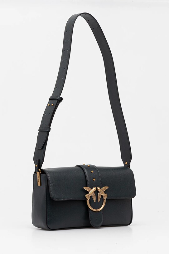 Kožená kabelka Pinko 104524.A0QO zelená AA00