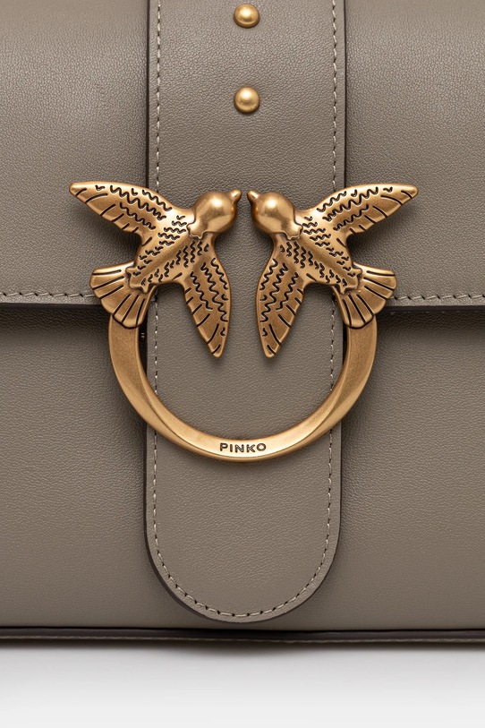 Pinko torebka skórzana brązowy 104524.A0QO