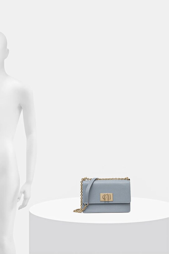Шкіряна сумочка Furla BAFKACO.ARE000.55000 блакитний