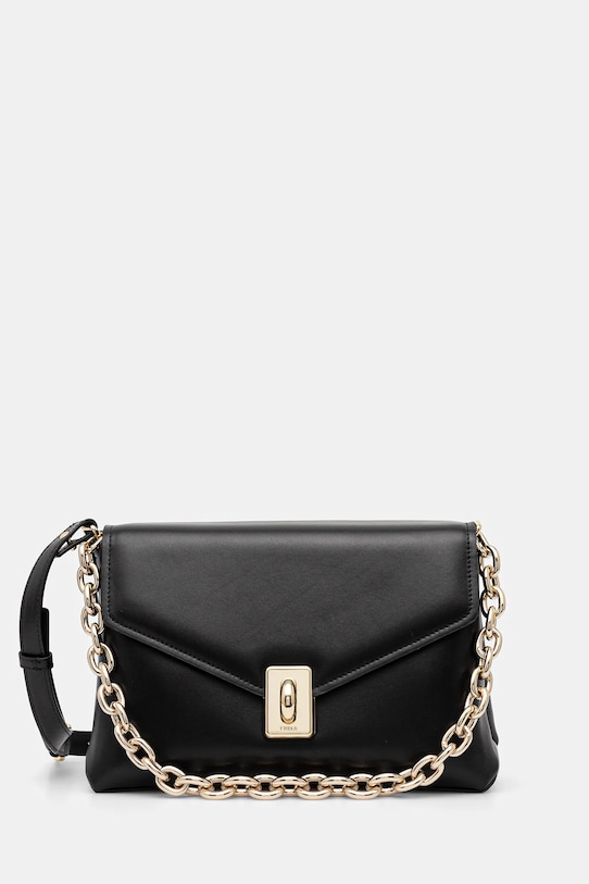 Furla torebka skórzana skóra licowa czarny WB01448.BX3227.O6000