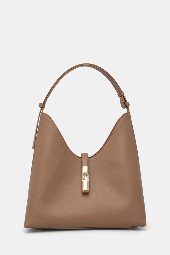 Furla torebka skórzana skóra licowa beżowy WB01499.BX3104.YU500