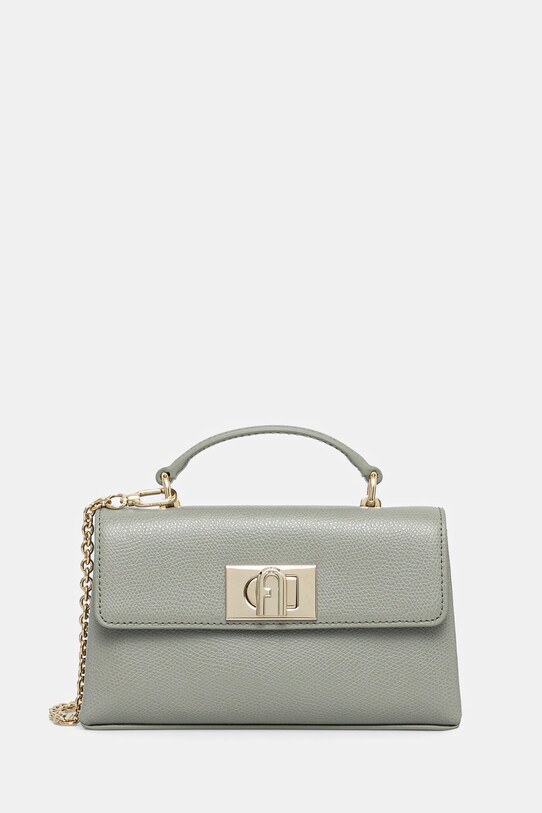 Furla poseta de piele uni verde WE00423.ARE000.AG700