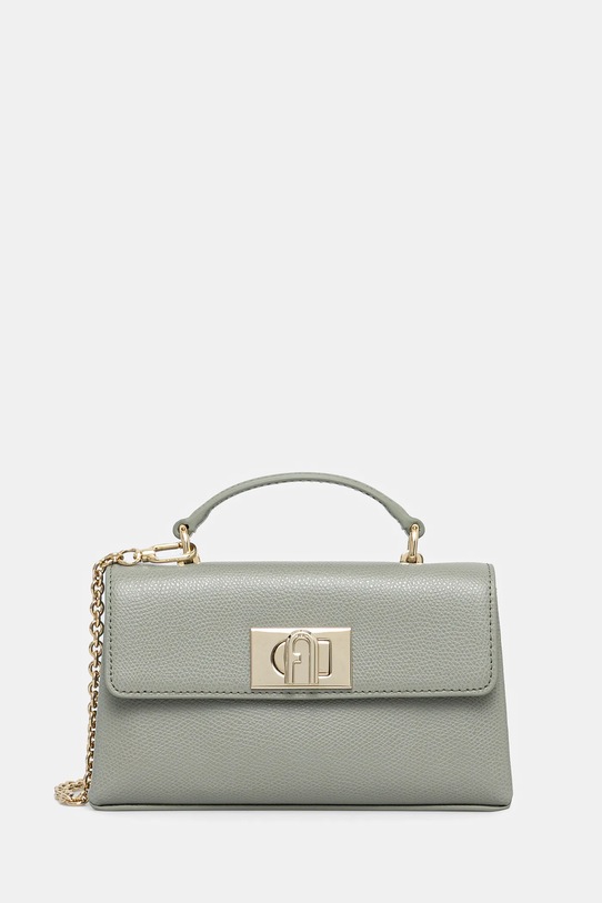 Kožená kabelka Furla přírodní kůže zelená WE00423.ARE000.AG700