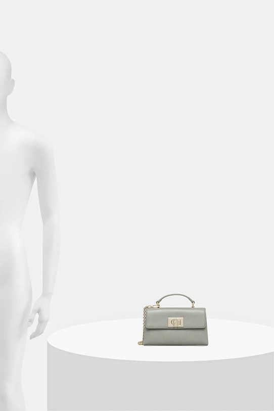 Kožená kabelka Furla WE00423.ARE000.AG700 zelená