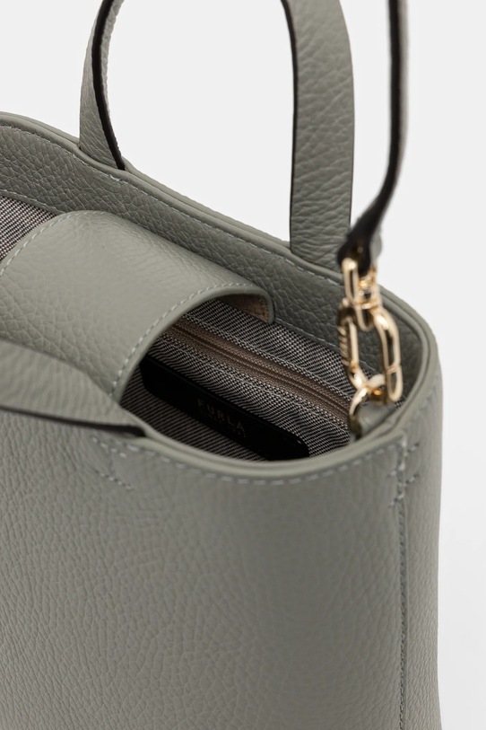 Kožená kabelka Furla WE00666.HSF000.AG700 zelená