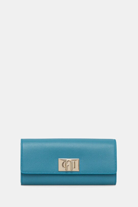 Furla portofel de piele piele turcoaz PCV0ACO.ARE000.TR400